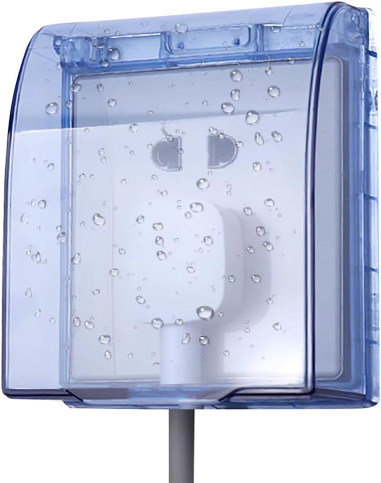 Priz Kapağı, Banyo Lavabo Islak Priz Koruma Kapağı, Sudan Koruyan Kapak, Açılır Kapanır, Priz Soket Koruyucu