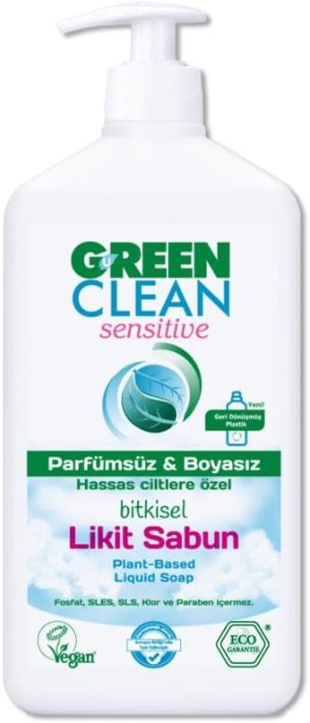 Green Clean Sensitive Likit Sabun 500 ml
