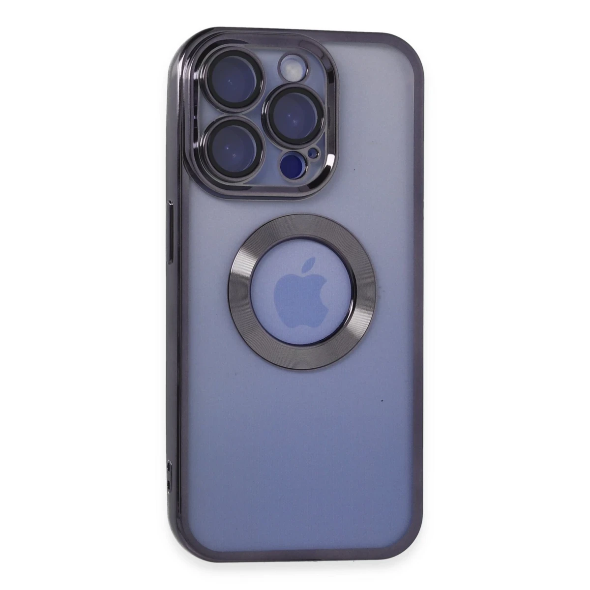 Apple iPhone 15 Pro Max Kılıf Slot Silikon - Mor