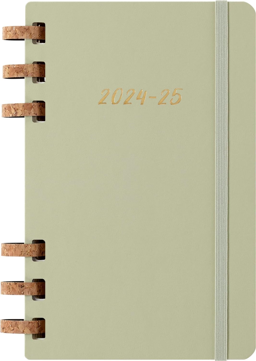 Academic Monthly Planner 2024-25, 12 Aylık Haftalık ve Aylık Planlayıcı, Yumuşak Kapaklı Üniversite Planlayıcısı, Renkli Crush Kivi, Geniş Format 15 x 21 cm