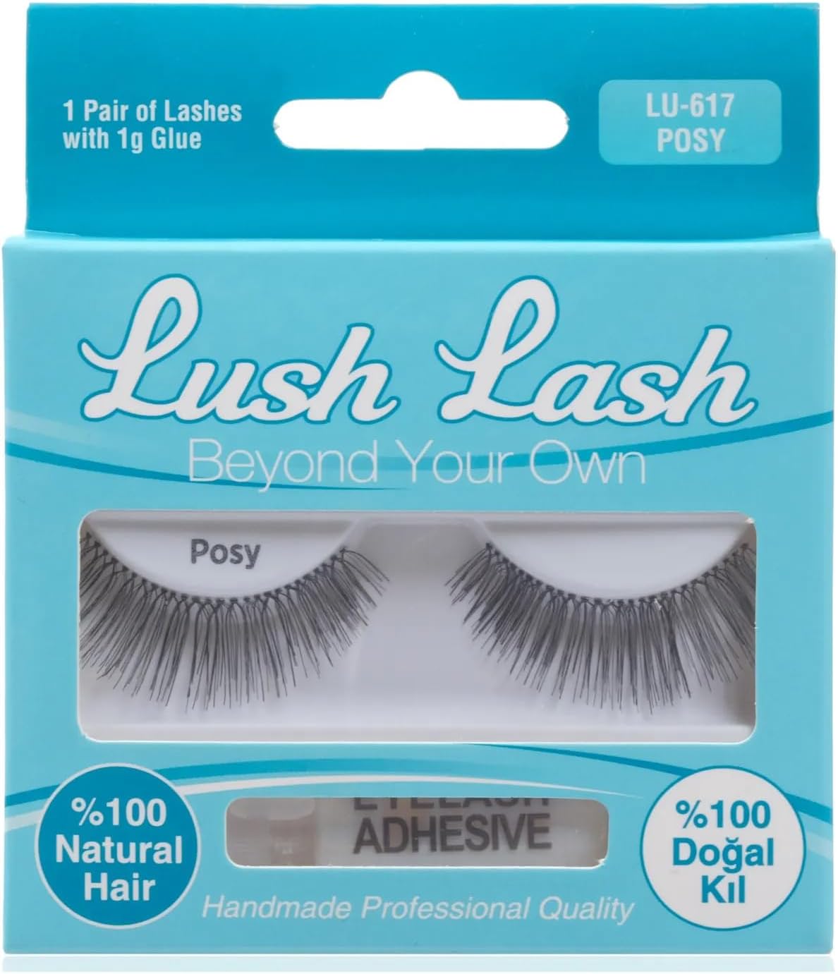 Lush Lash %100 Doğal Kıl Posy Takma Kirpik LU-617