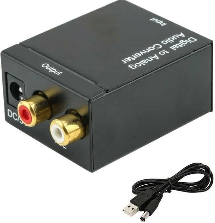 5545 Dijital To Analog Optik Tos Ses Çevirici Dönüştürücü Adaptör