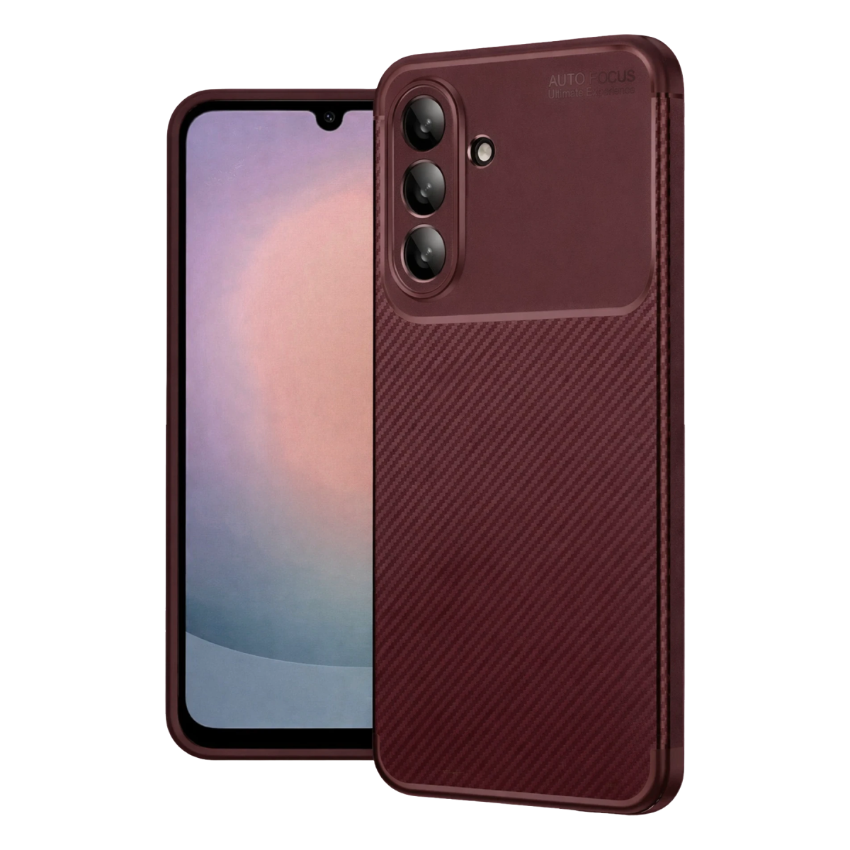 Samsung Galaxy A17 5G Auto Focus Karbon Kapak - Bordo