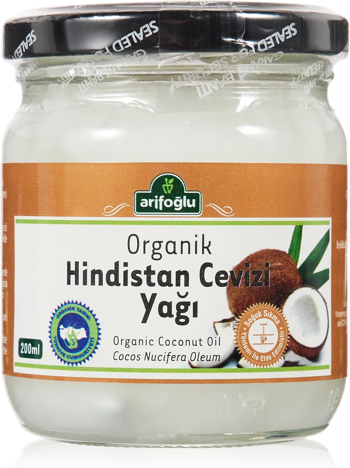 Organik Hindistan Cevizi Yağı (200 ml)