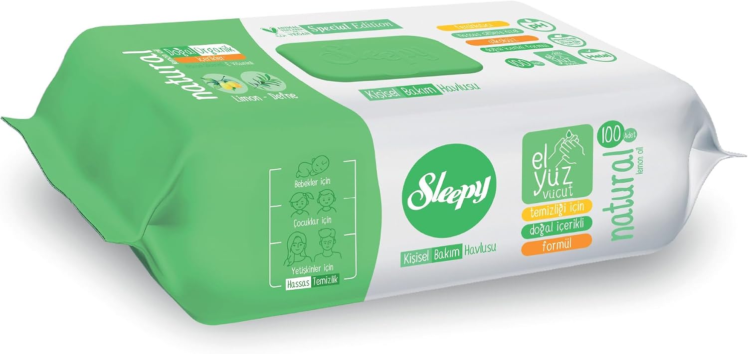 Natural Kişisel Bakım Havlusu 100 Yaprak
