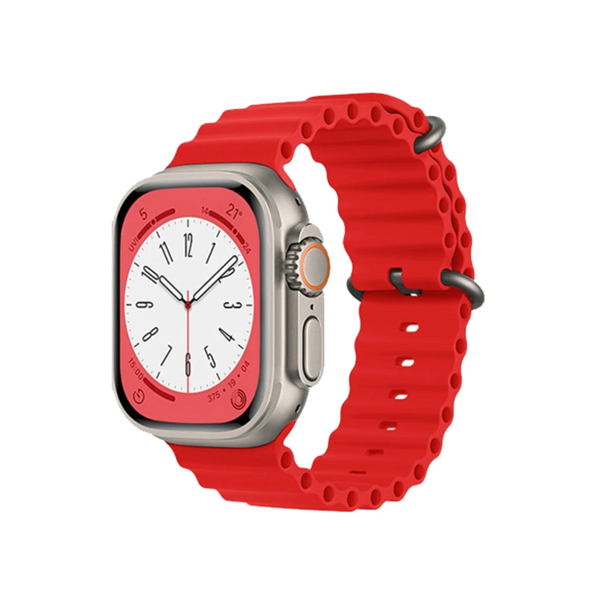 Apple Watch 38mm Ocean Kordon - Kırmızı