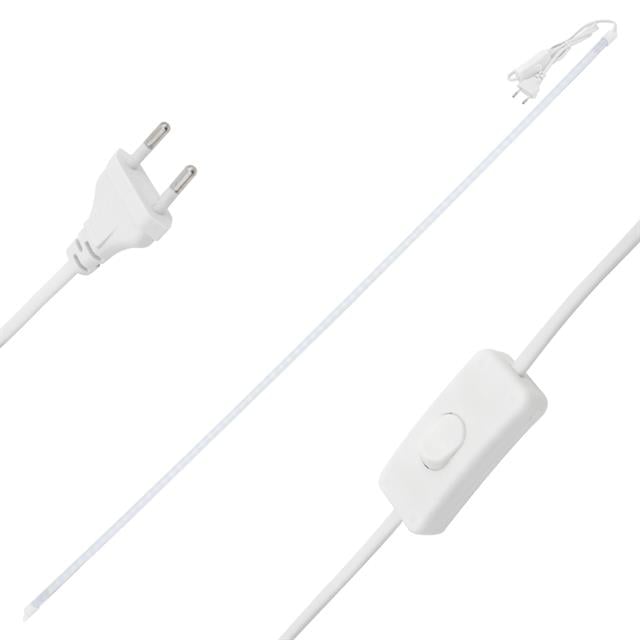 220V-20W Anahtarlı 80-90 Lümen 144 Led 120 Cm Beyaz Kasa Seyyar Çubuk Led PWR-6933