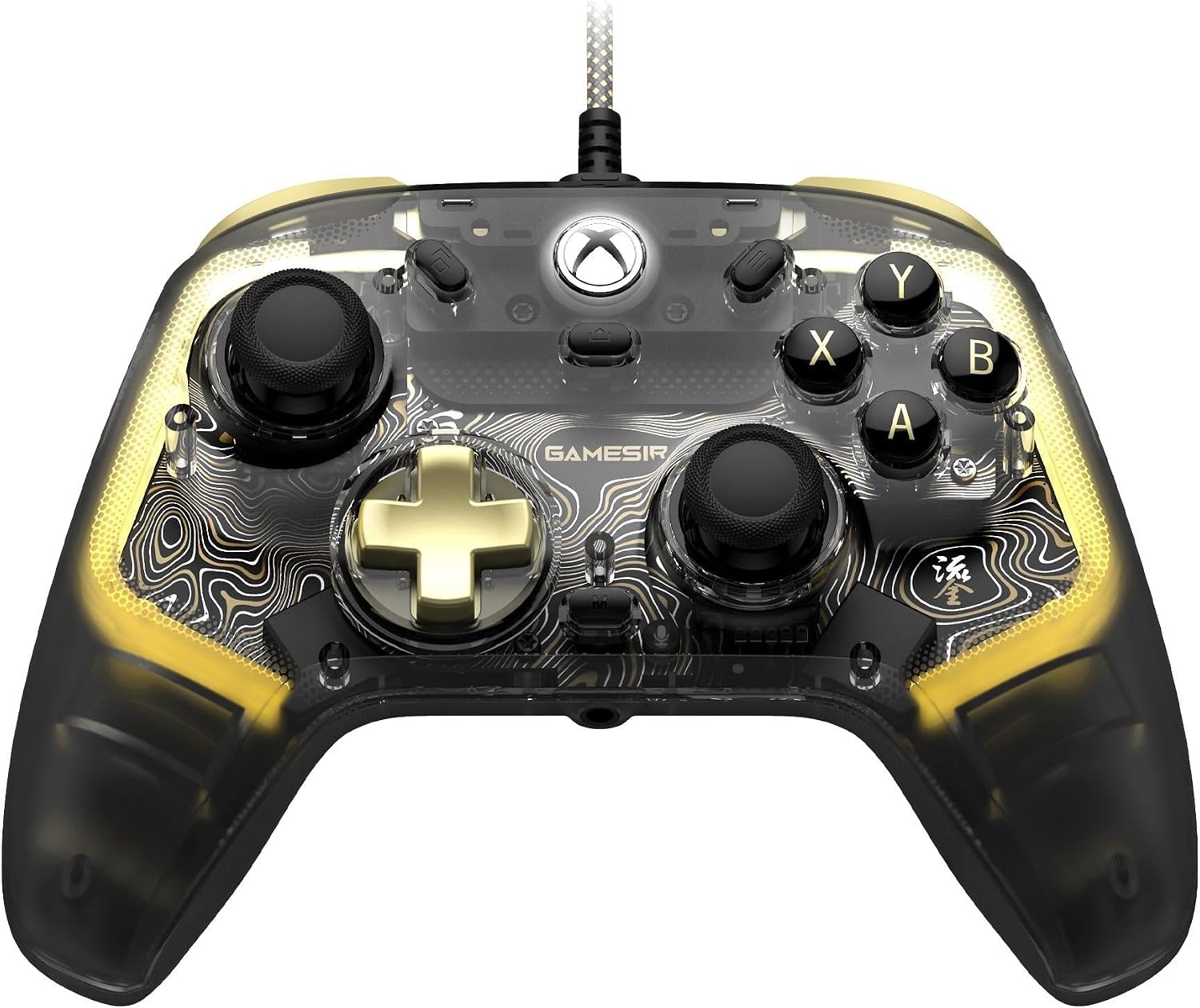 Kaleid Flux Kablolu Oyun Denetleyicisi - Xbox Series X|S, Xbox One & Windows ve Steam için Resmi Lisanslı Oyun Kumandası, Salon Efektli Video Oyun Kumandası, Tetikleme/Joystick ve RGB Işıklar
