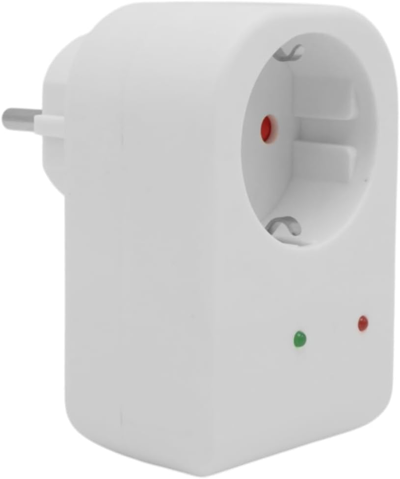 Tekli Akım Korumalı Kablosuz Priz Çocuk Koruma 3500W 16A LED Göstergeli