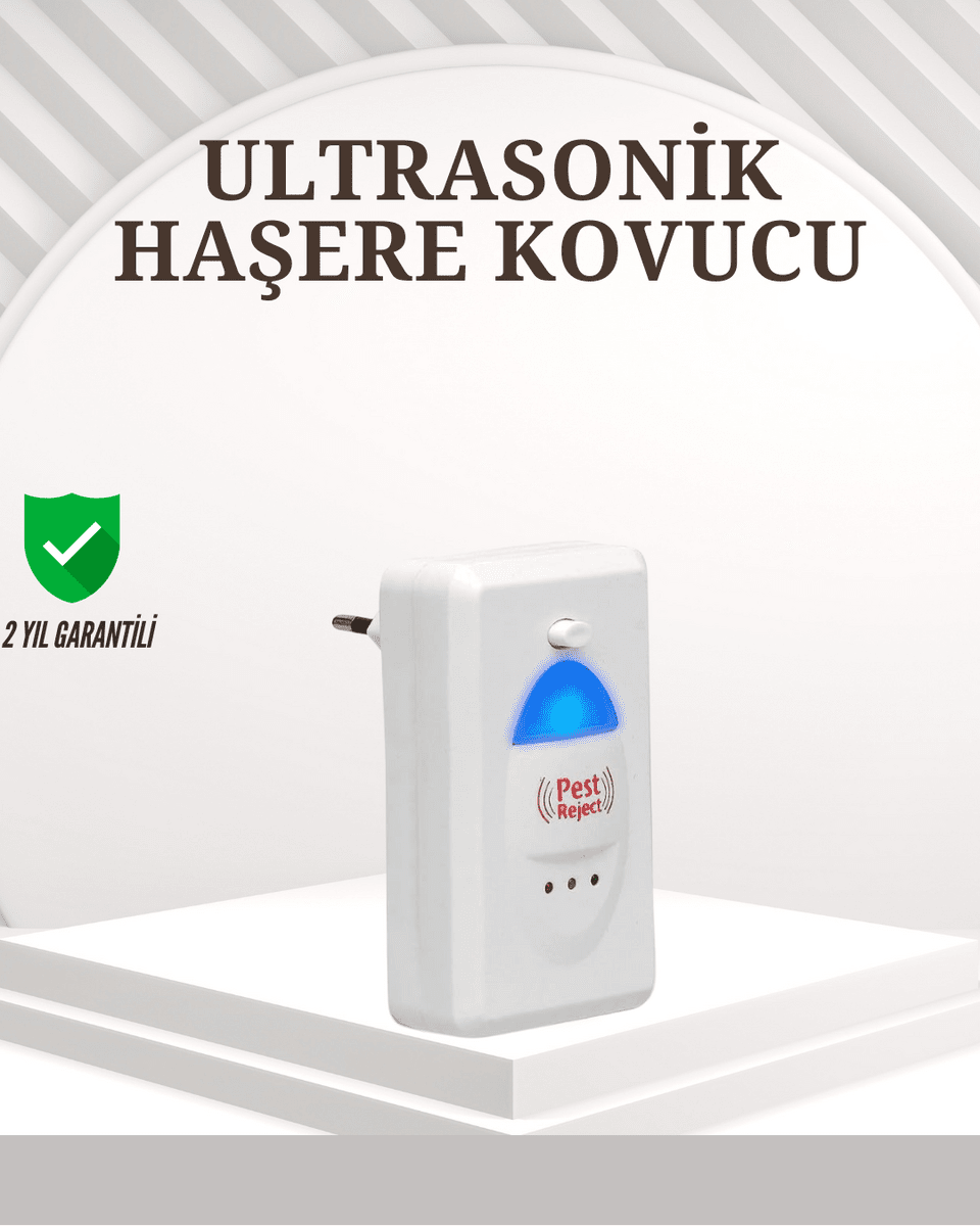 Ultrasonik Teknolojili Elektronik Haşere Kovucu