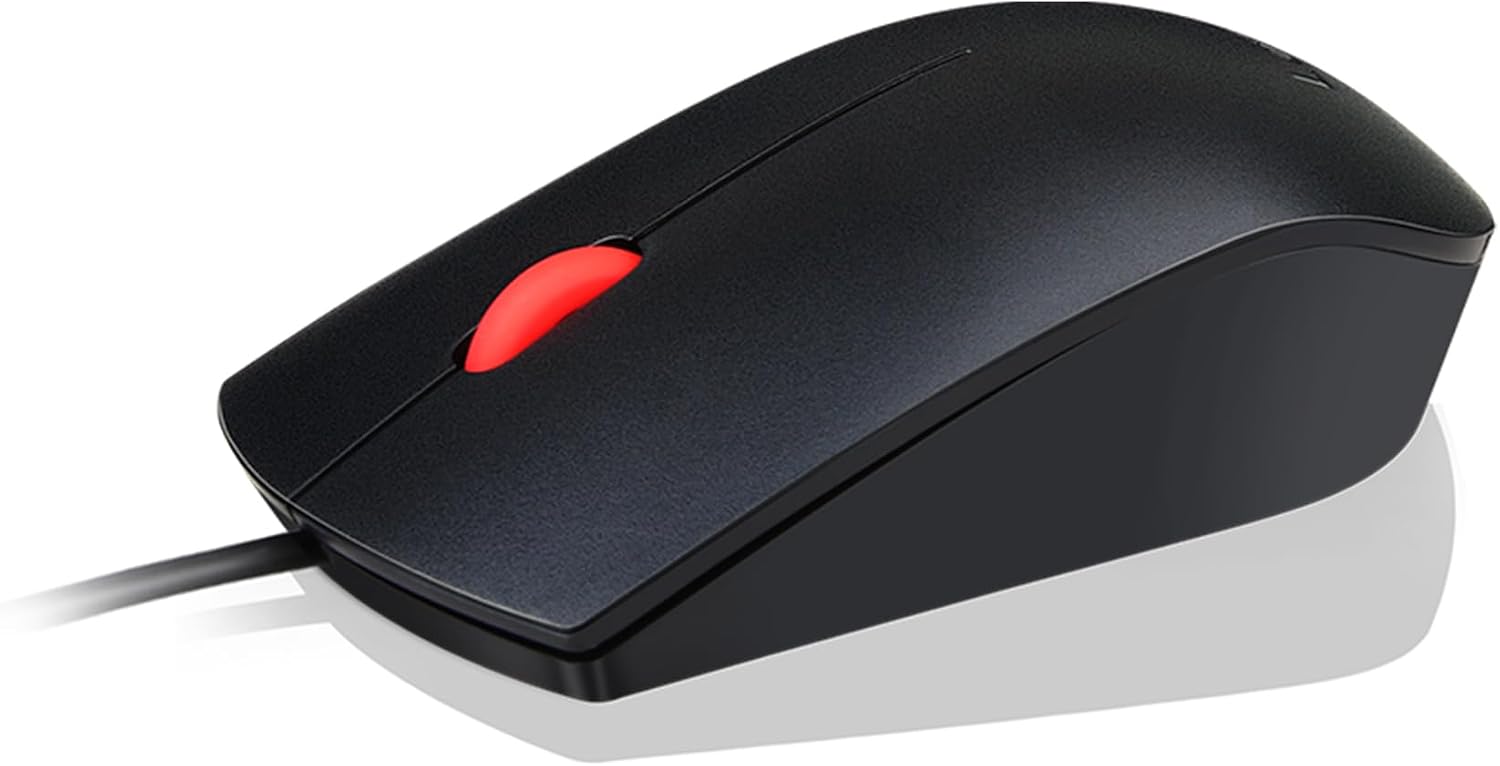 5266214 Essential Fare, 3 Düğmeli, Kablolu USB, Siyah