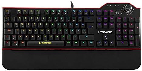 Hydra R6 Full Color RGB LED Gaming Pro Red Switch Q Aluminyum Kaplama Multimedia Mekanik Kla