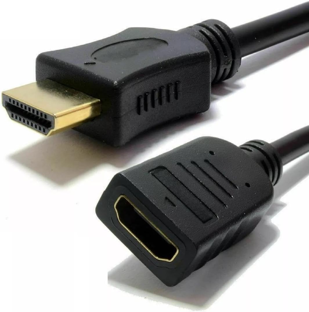 6546 HDMI Uzatma Kablosu Dişi Erkek 50 cm Düz Uçlu A Class – Maksimum Performans için Yüksek Kaliteli Yapı Altın Kaplama – Sinyal Kaybını Azaltır ve Oksitlenmeyi Önler