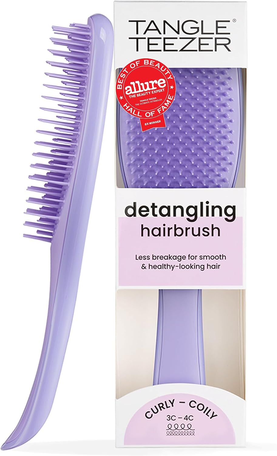 The Ultimate Detangler Naturally Curly Dalgalı & Kıvırcık Saç Fırçası-Tarak