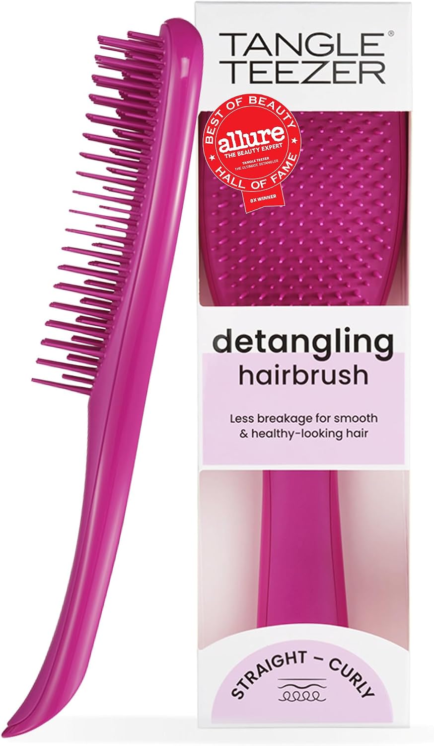 The Ultimate Detangler - Electric Raspberry Saç Fırçası-Tarak