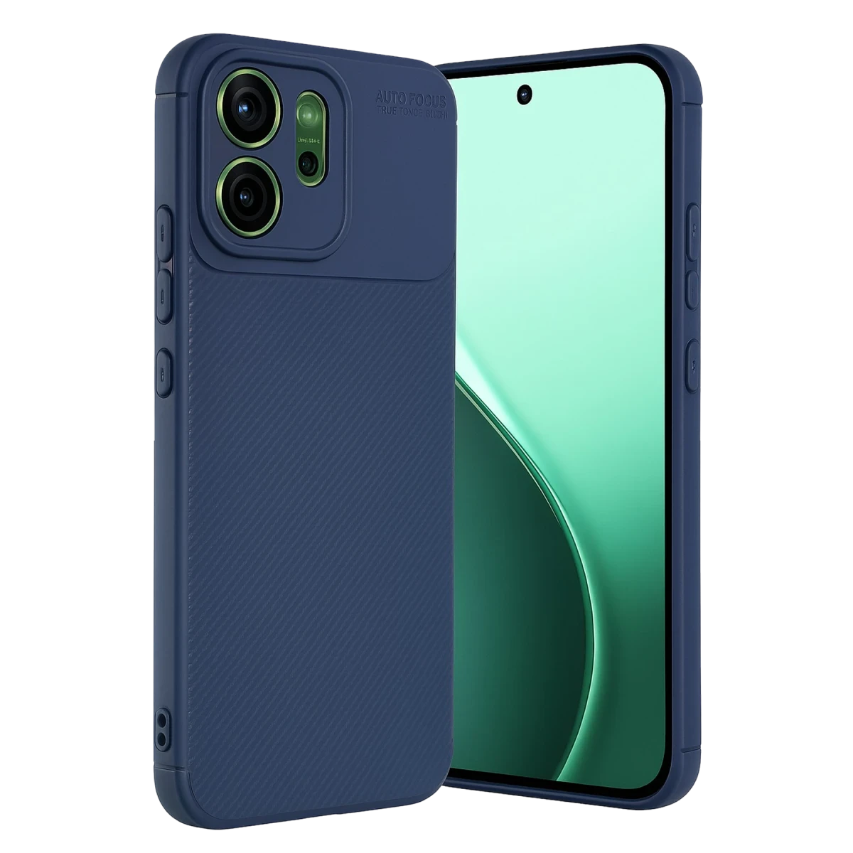 Oppo Reno 14F Auto Focus Karbon Kapak - Lacivert