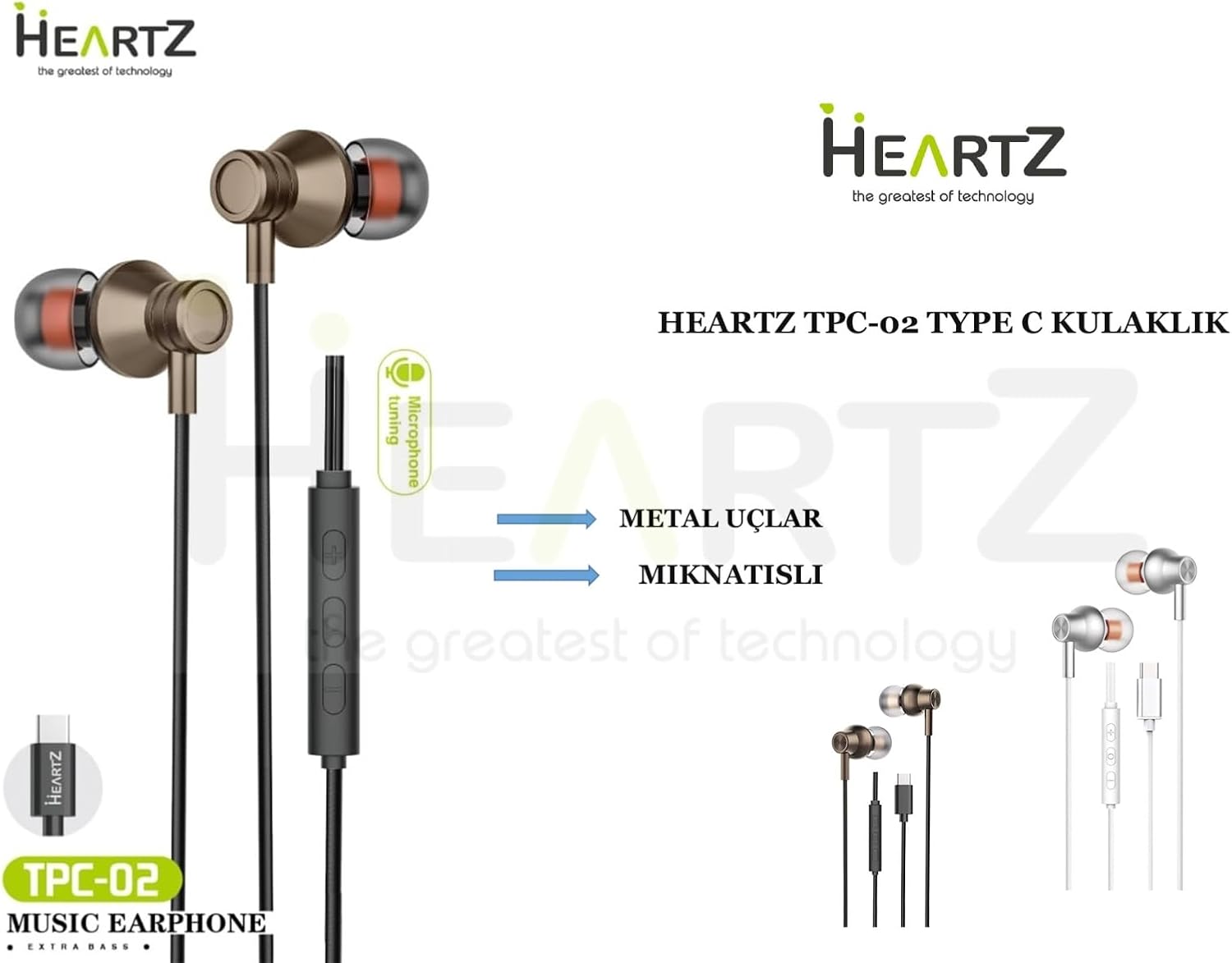 TYPE C KULAKLIK, TYPE C ÇIKIŞI OLAN TÜM MODELLERİ DESTEKLER MODEL SEÇMEZ tüm type c ile uyumlu BASS TİZ HD SES KALİTESİ TPC-02 (SİYAH)