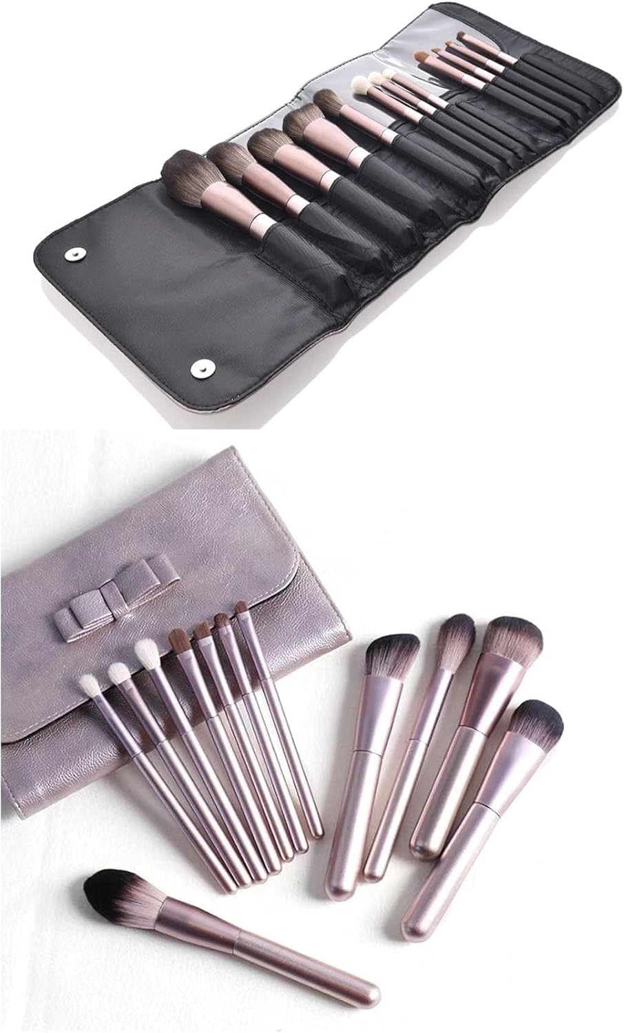 Rose Gold Özel Kıl Fırça Seti 12 Parça Ve Harika Çantalı
