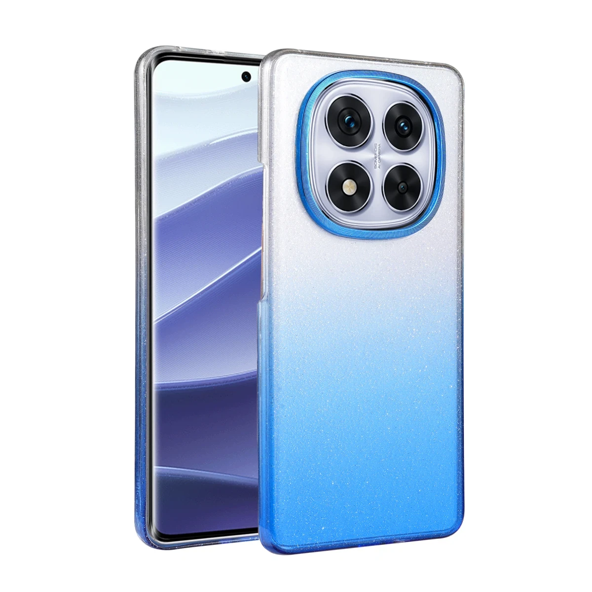 Xiaomi Redmi Note 14 Pro Plus Glossy Kapak - Mavi