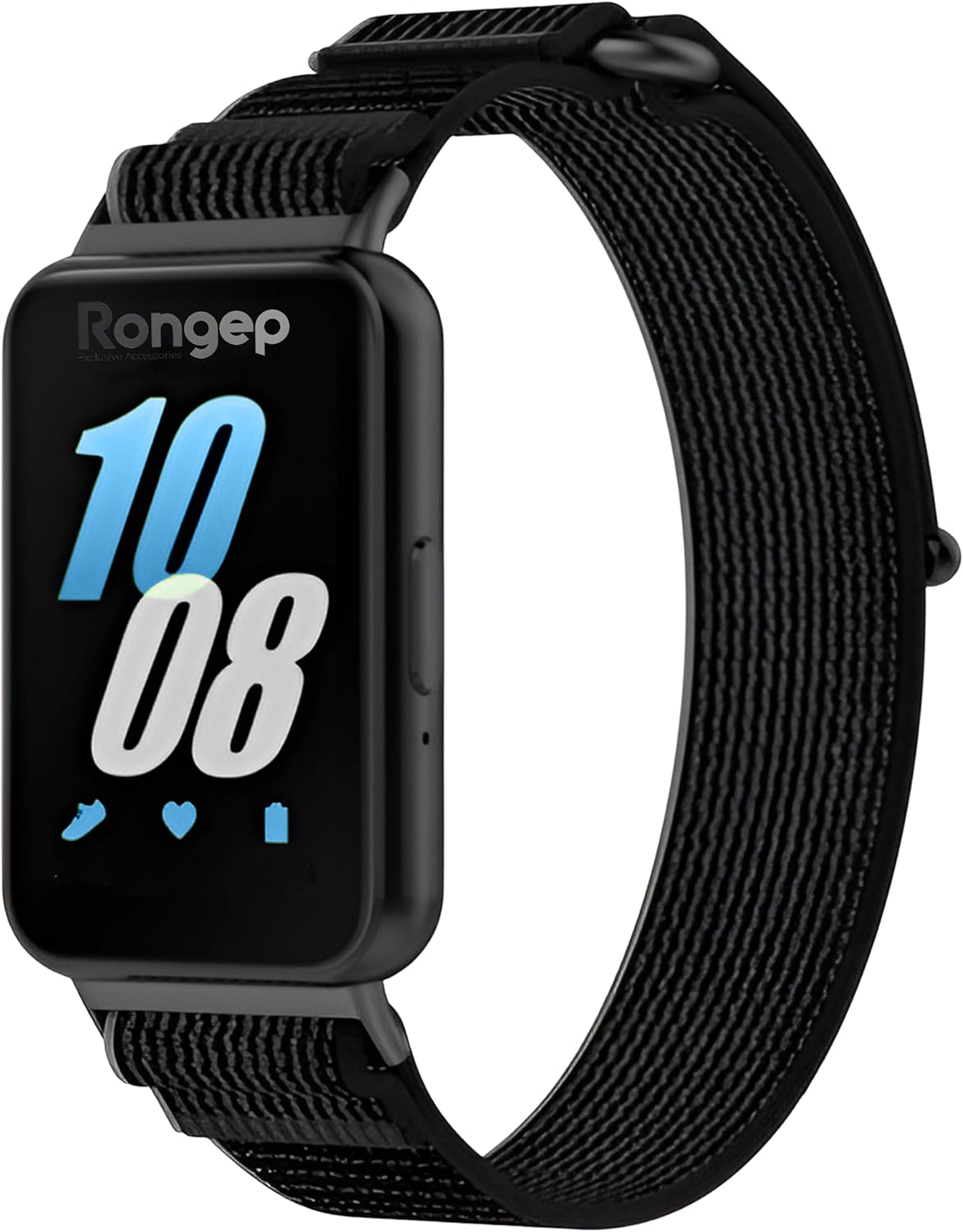 [Hook Loop] Samsung Galaxy Fit 3 ile Uyumlu Kumaş Kordon Yumuşak ve Konforlu Galaxy Fit3 Kordon Terletmeyen Nefes Alabilir Yapılı Cırt Cırt Tasarımlı Samsung Galaxy Fit3 Kordonu