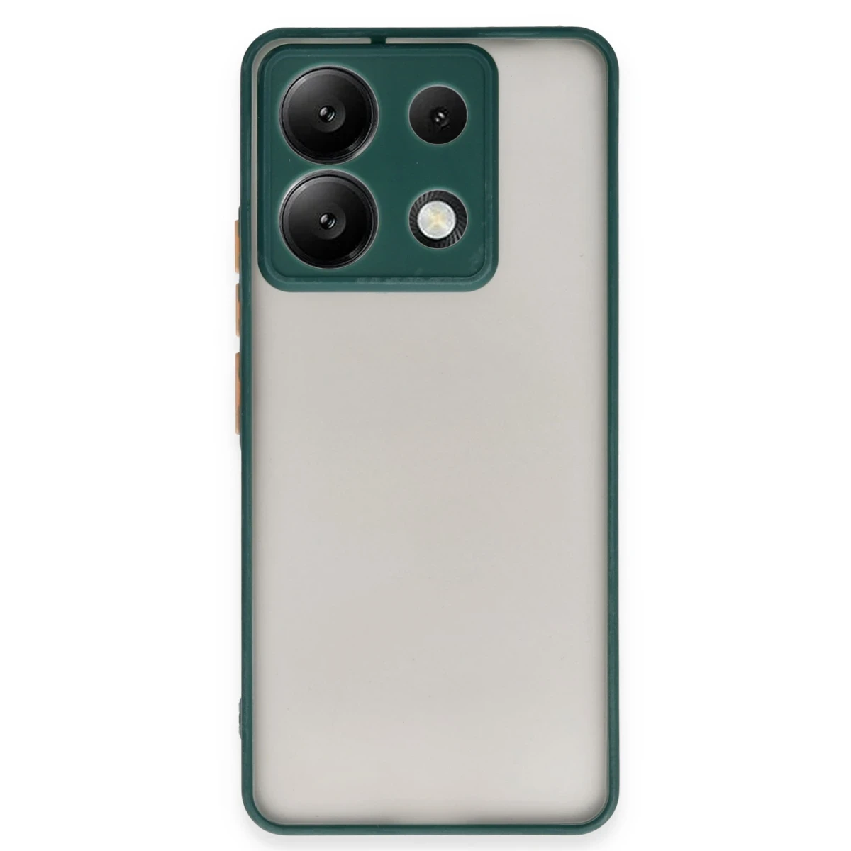 Xiaomi Redmi Note 13 Pro 5G Kılıf Montreal Silikon Kapak - Yeşil