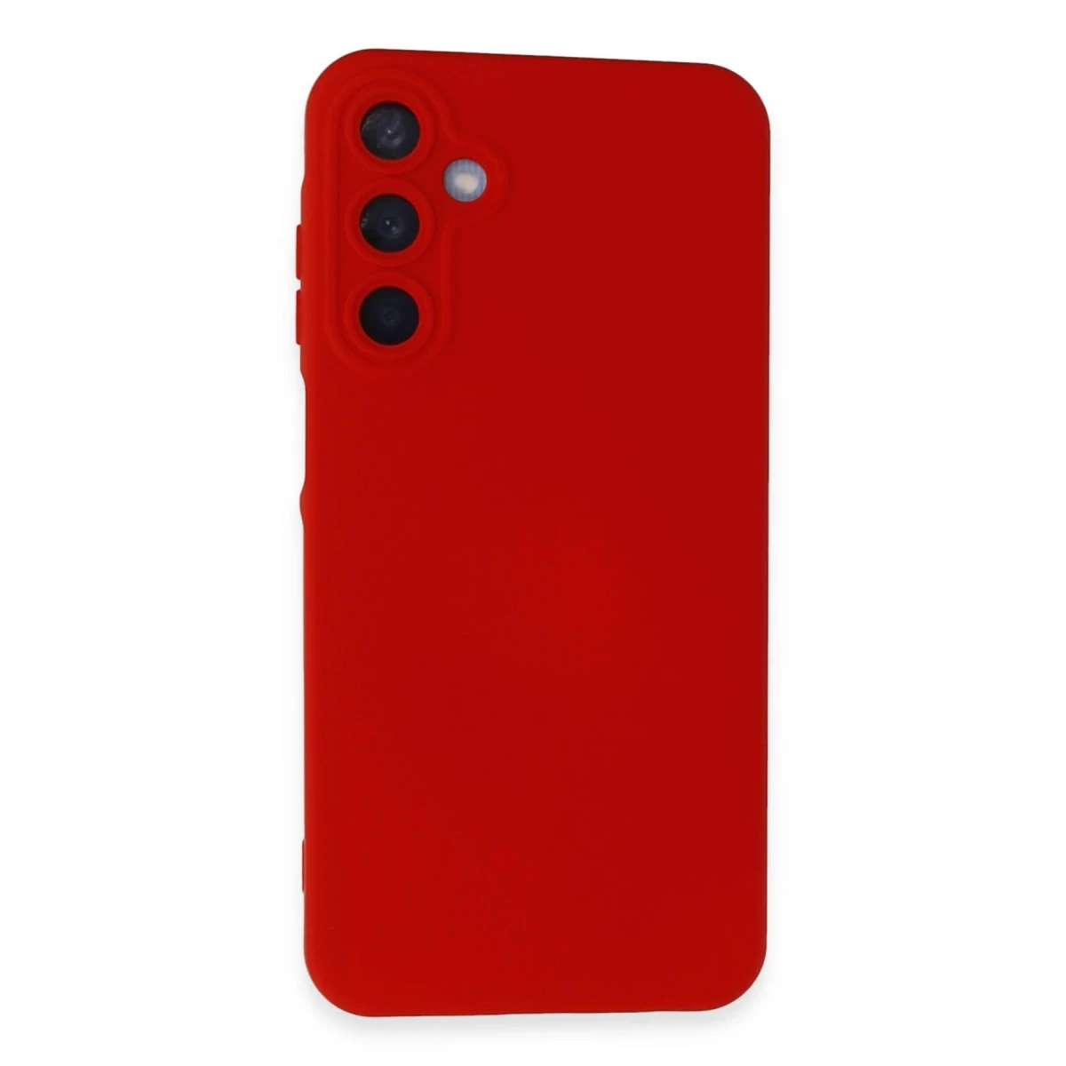 Samsung Galaxy A15 4G Kılıf Nano içi Kadife Silikon - Kırmızı