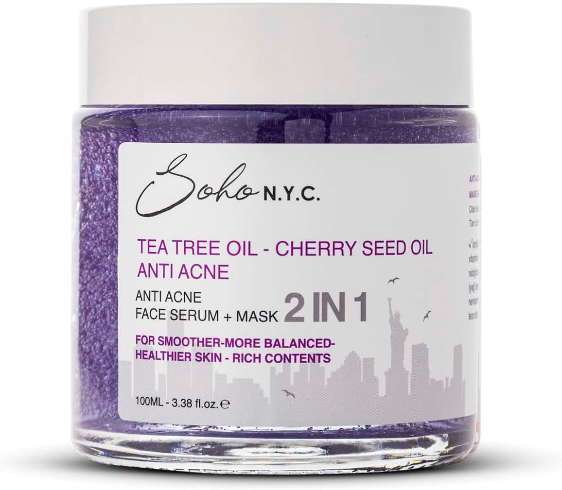 Vegan Anti Acne -Sebum Dengeleyici Durulanmayan Maske Etkili Serum 100 Ml