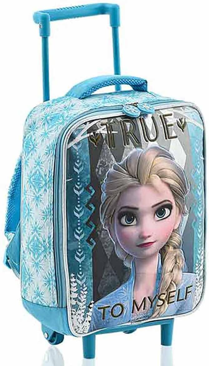 Frozen Elsa True To Myself Çekçekli Anaokulu Çantası