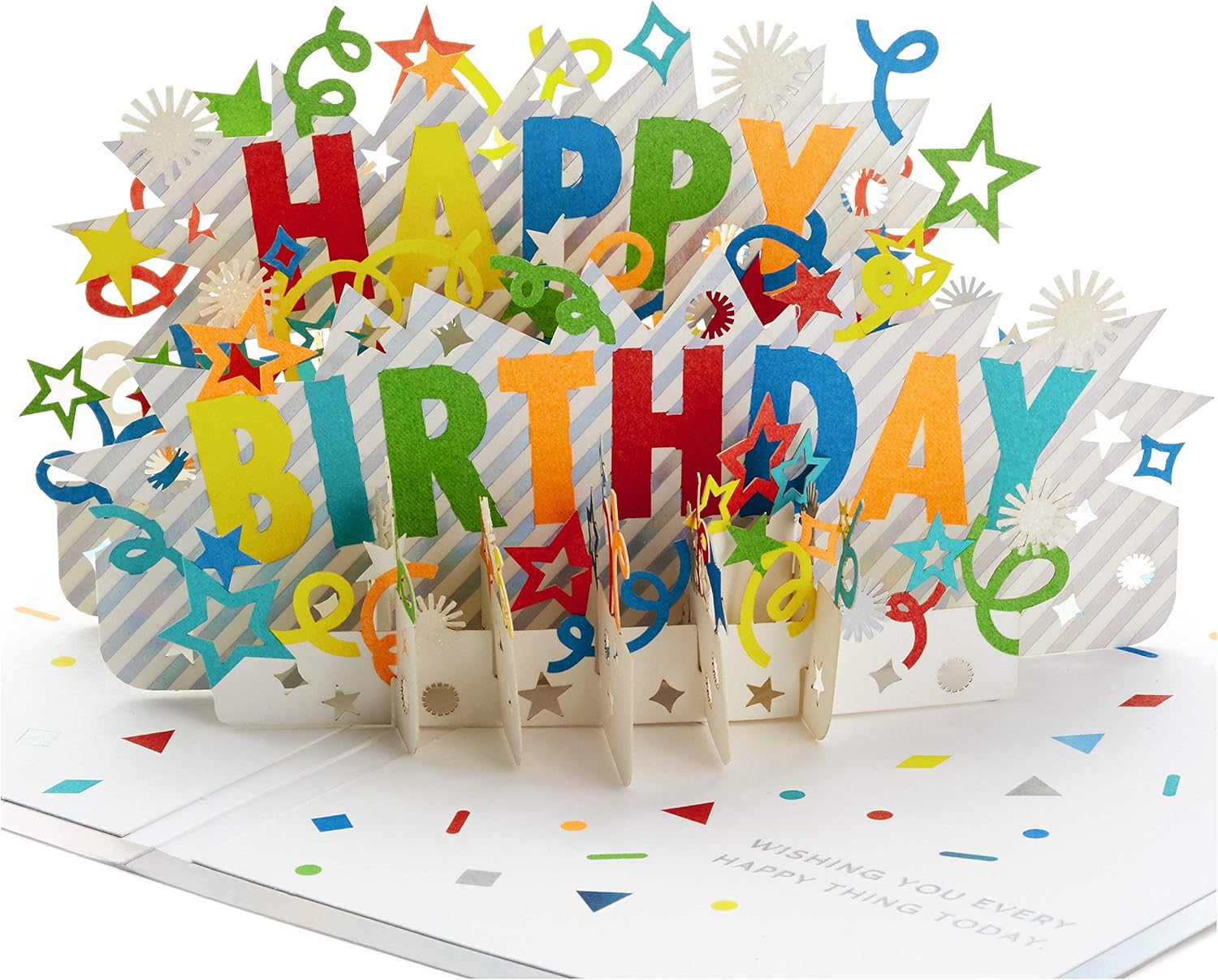 Signature Paper Wonder Pop Up Doğum Günü Kartı (Happy Birthday)