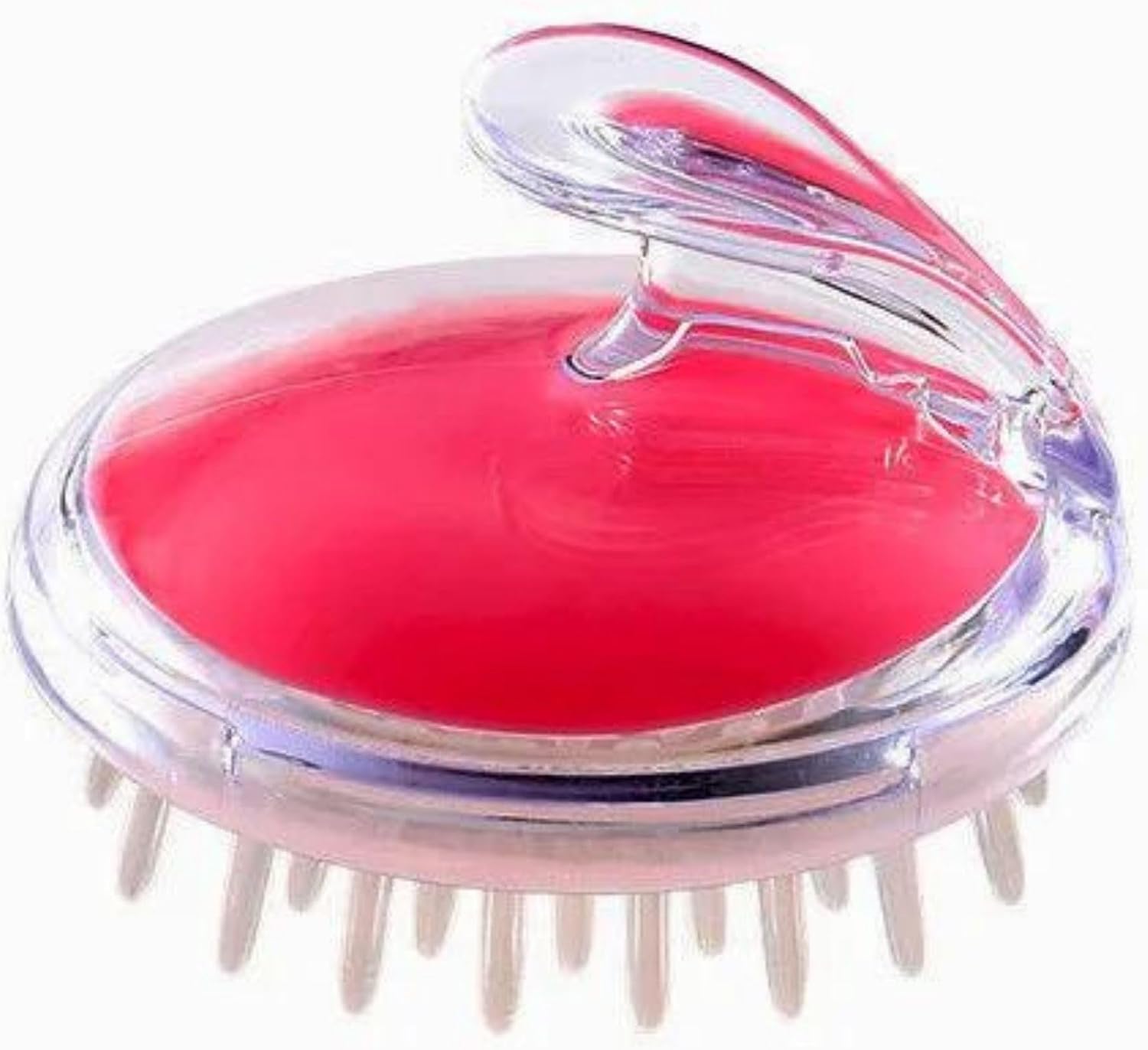 Silikon Sivrileştirilmiş Uçlu Saç derisine, peeling, masaj yapan, temizlenebilir 2 parçalı, Yumuşak Banyo,Duş Fırçası, (1 ADET, Stoklardaki Renk)