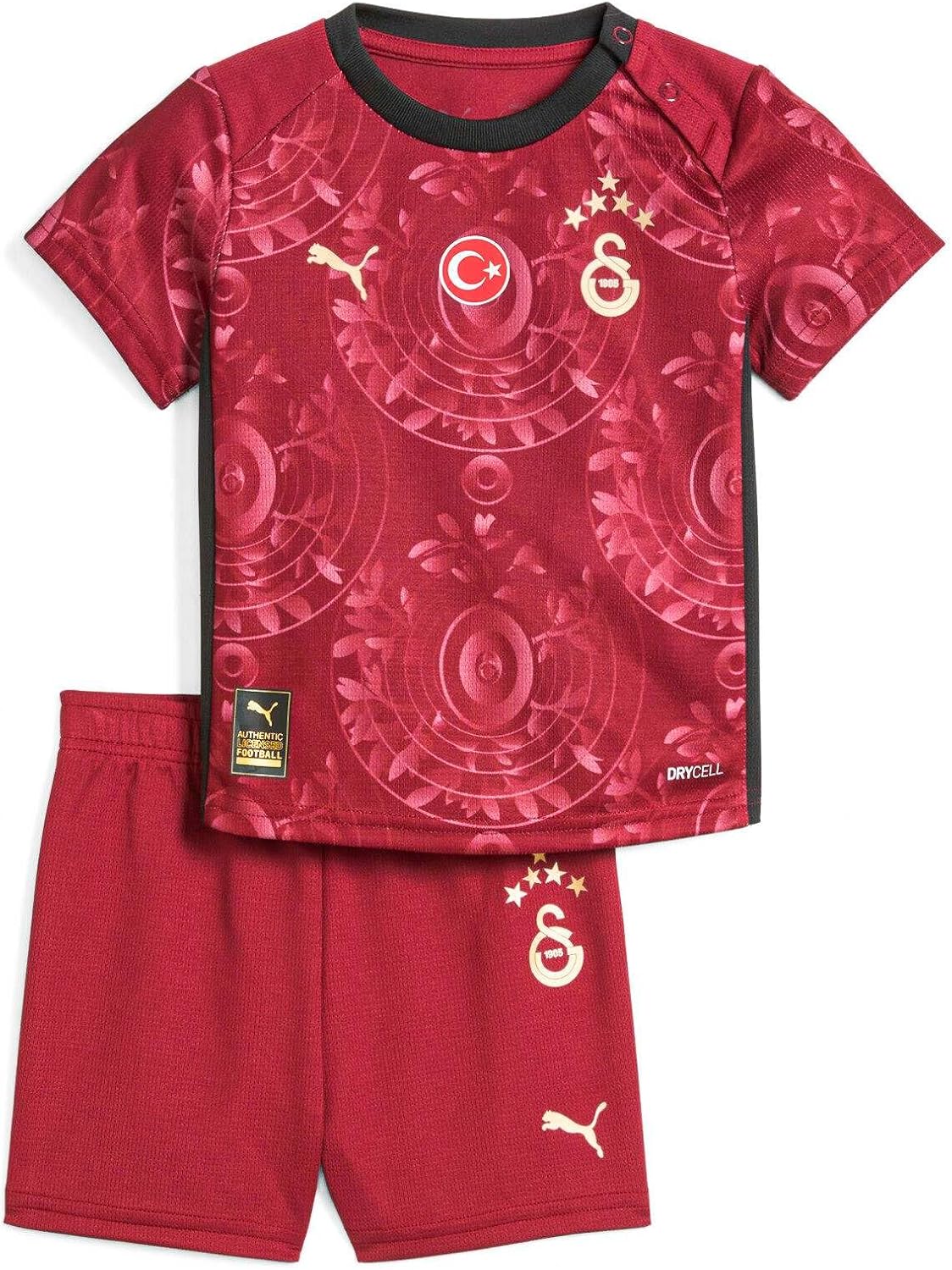 GSK Third Babykit w/oS w/oS Unisex Çocuk Eşofman Takımı Team Regal Red PumaTeam Gold 1-2 YAŞ