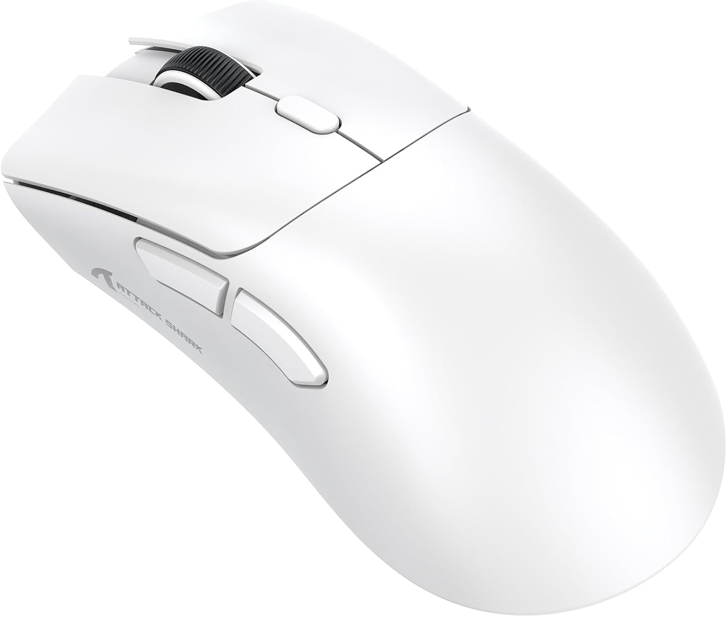 R1 59g SUPERLIGHT Fare, PixArt PAW3311 Oyun Sensörü, BT/2.4G Kablosuz/Kablolu Oyun Faresi, 18000'e kadar 6 Ayarlanabilir DPI, 65 Saat Pil (Beyaz)