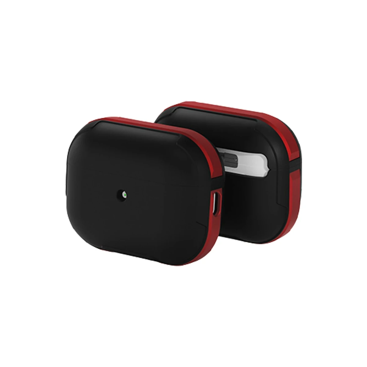 Movenchy Apple Airpods Pro 2 (2.nesil) MO-A8 Armor Kılıf - Kırmızı