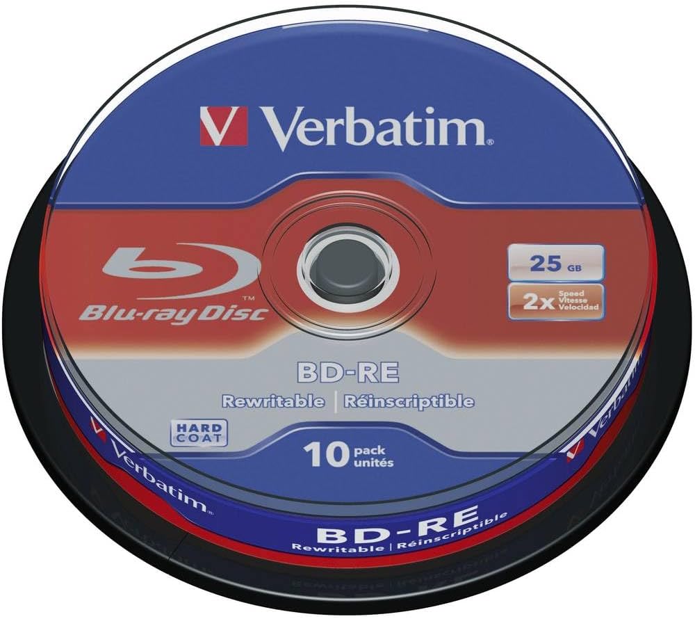 BD-RE SL 25GB 2X 10PK SPINDLE