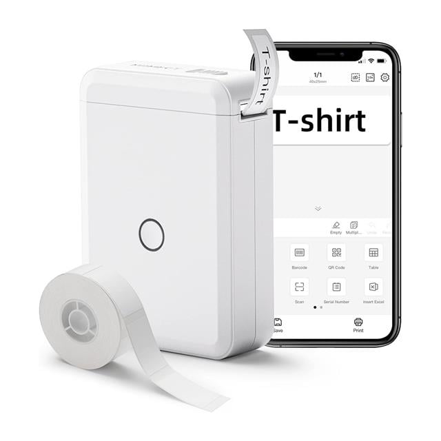 PM-20343 Kablosuz Taşınabilir Bluetooth’lu Etiket Makinesi