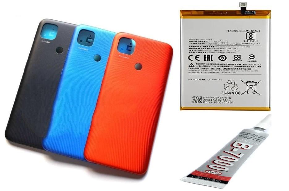 Redmi 9C Arka Batarya Kapağı ,batarya Ve B7000 Yap