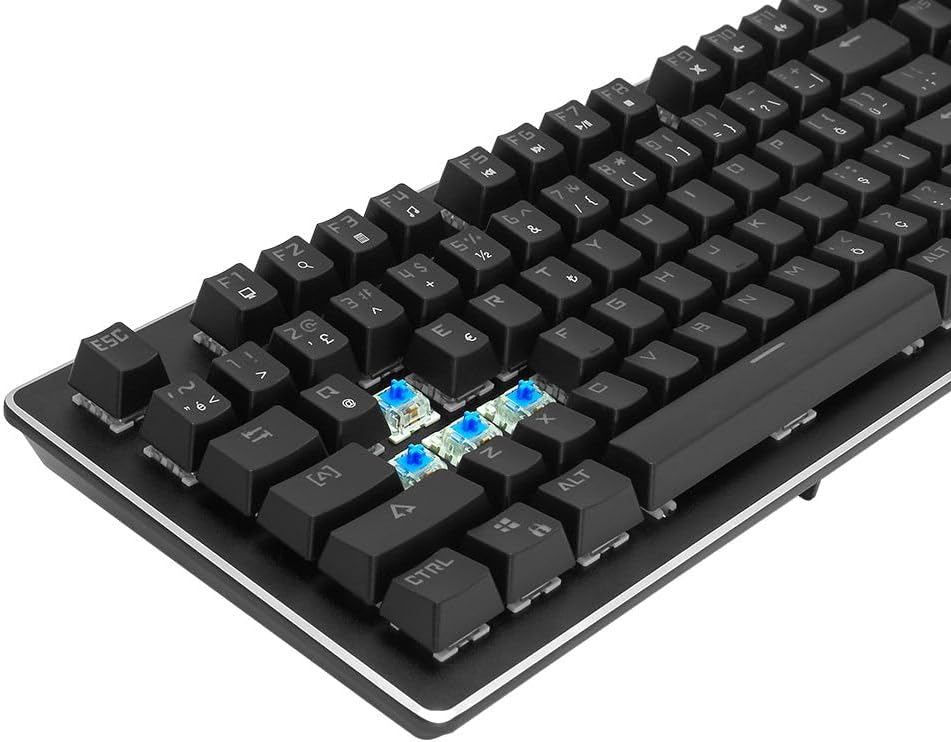 Raider Mekanik Oyuncu Klavyesi, Mavi Switch, Rainbow Aydınlatma