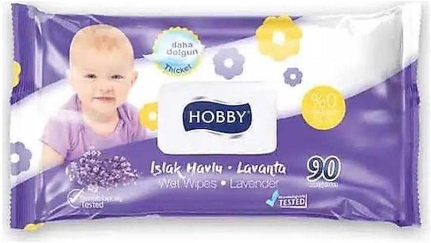 Hobby Islak Havlu Lavanta Kapaklı 90'lı