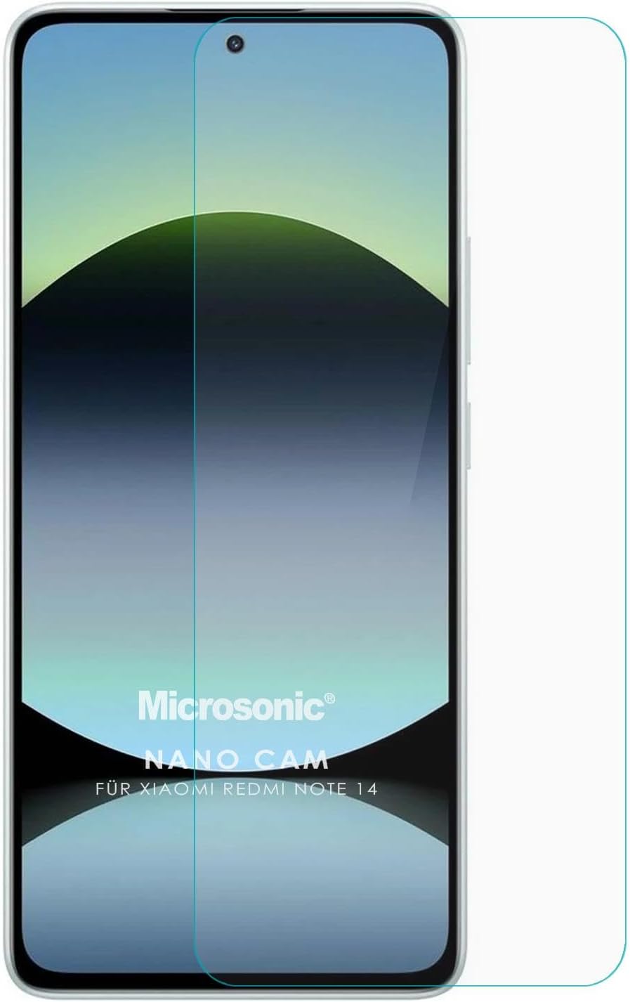 Xiaomi Redmi Note 14 Nano Glass Cam Ekran Koruyucu [Redmi Note 14 ile Uyumlu Ekran Koruyucu - Şeffaf]
