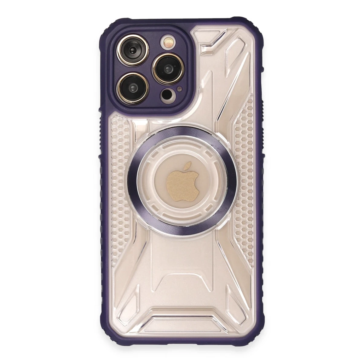 Apple iPhone 13 Pro Max Kılıf Prag Magneticsafe Kapak - Derin Mor
