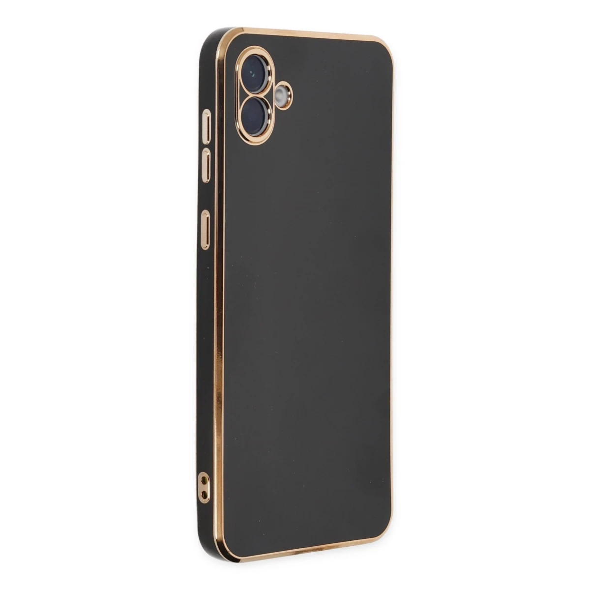 Samsung Galaxy A04 Kılıf Volet Silikon - Siyah