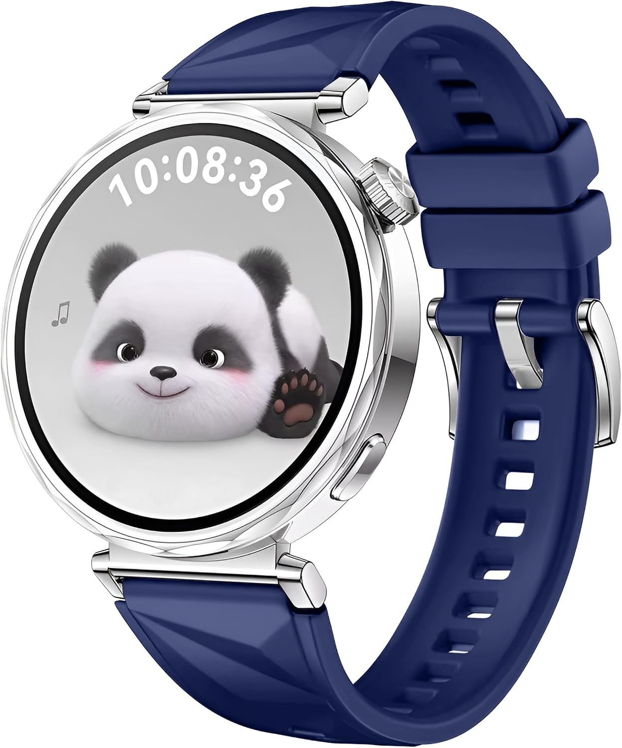 18mm ile Uyumlu Saatler için Kristal Desenli Yumuşak Silikon Kordon HUAWEI Watch (GT7 41mm/GT6 41mm/GT5 Pro 42mm/GT5 41mm/GT4 41mm)