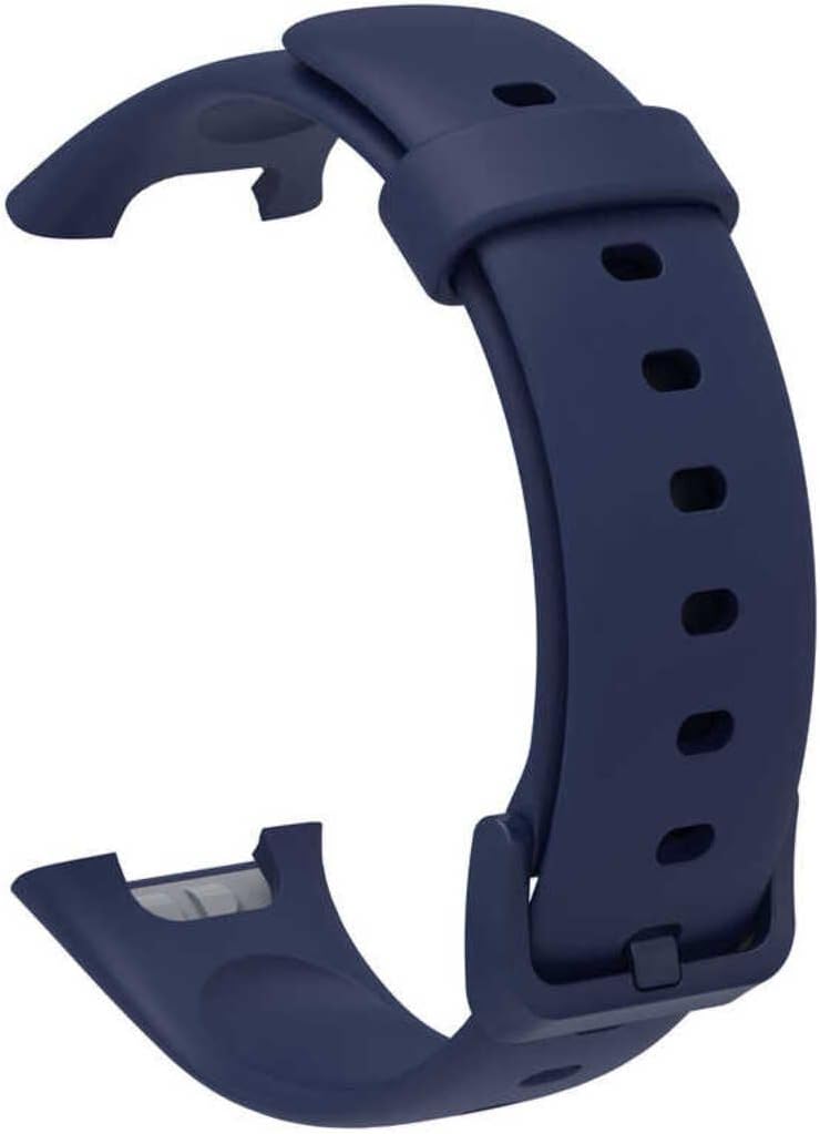 40mm Xiaomi Mi Band 7 Pro & Galaxy Watch Uyumlu Silikon Spor Kordon – Ayarlanabilir Tokalı Kayış – Lacivert