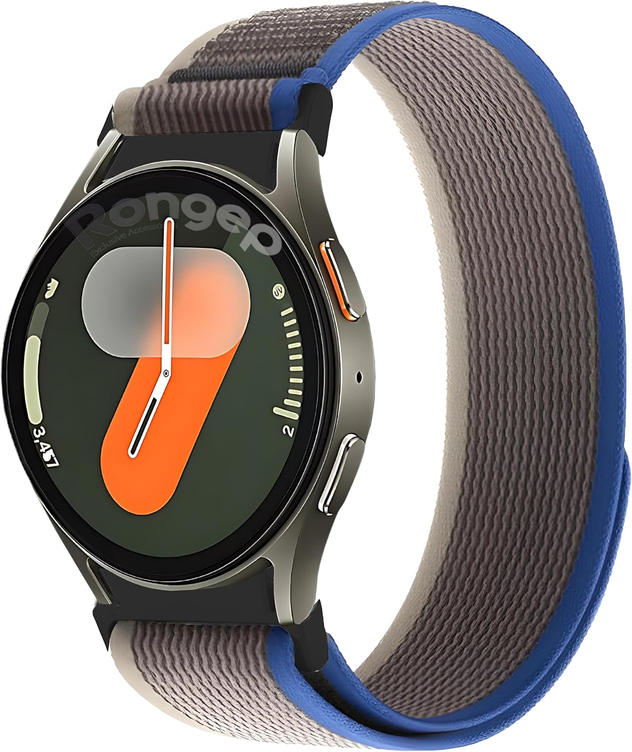Travel Loop 20mm Kumaş Kordon Samsung Galaxy Watch FE/7/6/5/4 Serisi İçin (40mm/44mm) Terletmeyen Rahat ve Hafif Kayış Watch 6/4 Classic (47/43/42mm) Watch 5 Pro 45mm Uyumlu