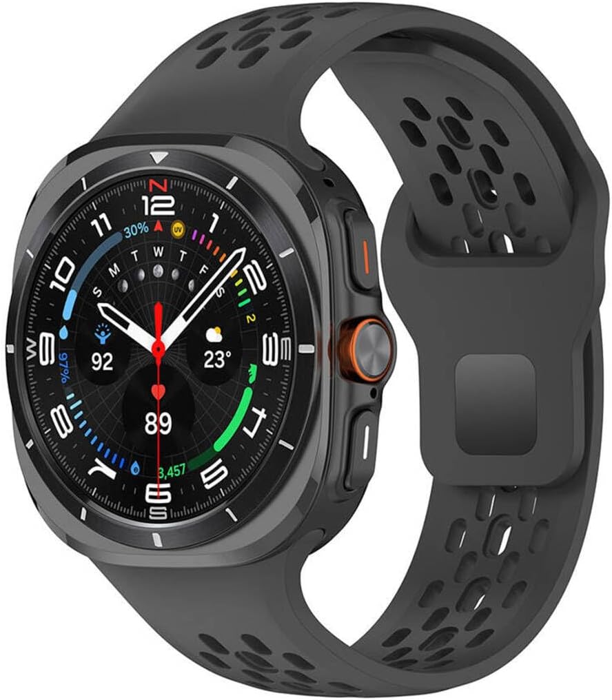 Samsung ile uyumlu Galaxy Watch Ultra 47mm Kordon Ultra Style Delikli Strap 119