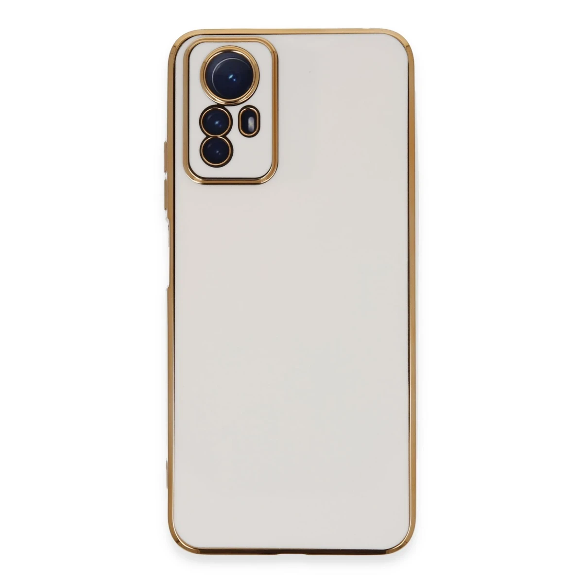 Xiaomi Redmi Note 12S Kılıf Volet Silikon - Beyaz