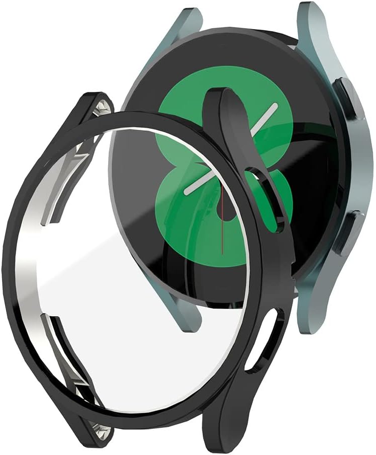 Samsung Galaxy Watch 5 Pro (SM-R920) ile Uyumlu Tam Kapatan Çerceve PC Kasa Koruma Galaxy Watch 5 Pro ile Uyumlu Gard Çerçeve (Siyah)