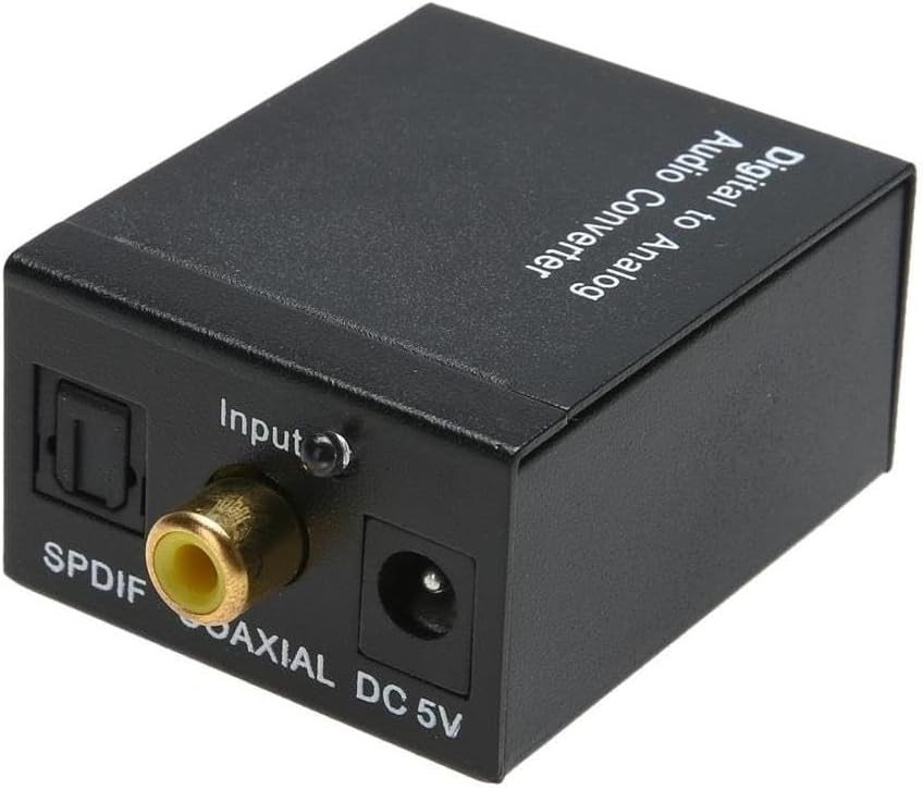5057 Dijital To Analog 3.5mm Optik Ses Tos Çevirici Dönüştürücü Adaptör