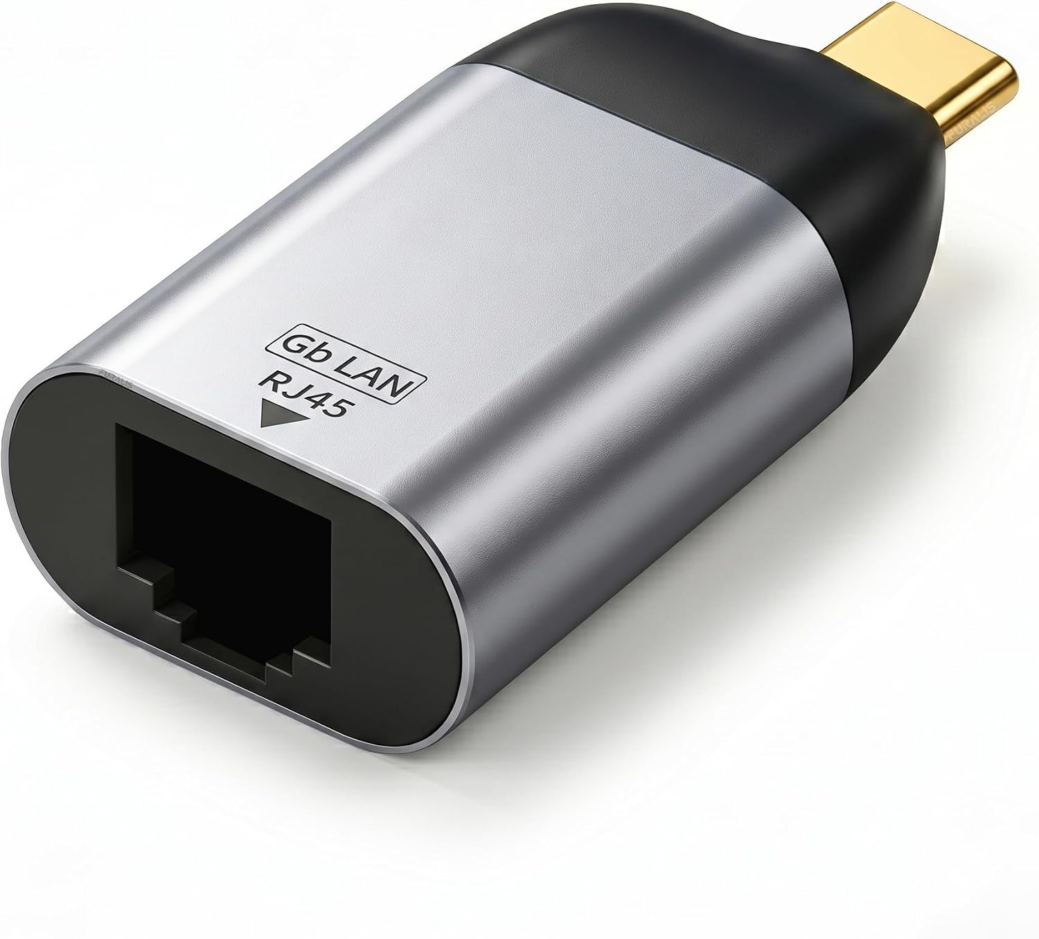 Type-C to Ethernet Çevirici Mini Adaptör - 1000 Mbps'e Kadar Hız - USB-C'den RJ45 Gigabit LAN Dönüştürücü - Alüminyum Gövde - Windows/macOS/Linux Uyumlu - Tak Çalıştır