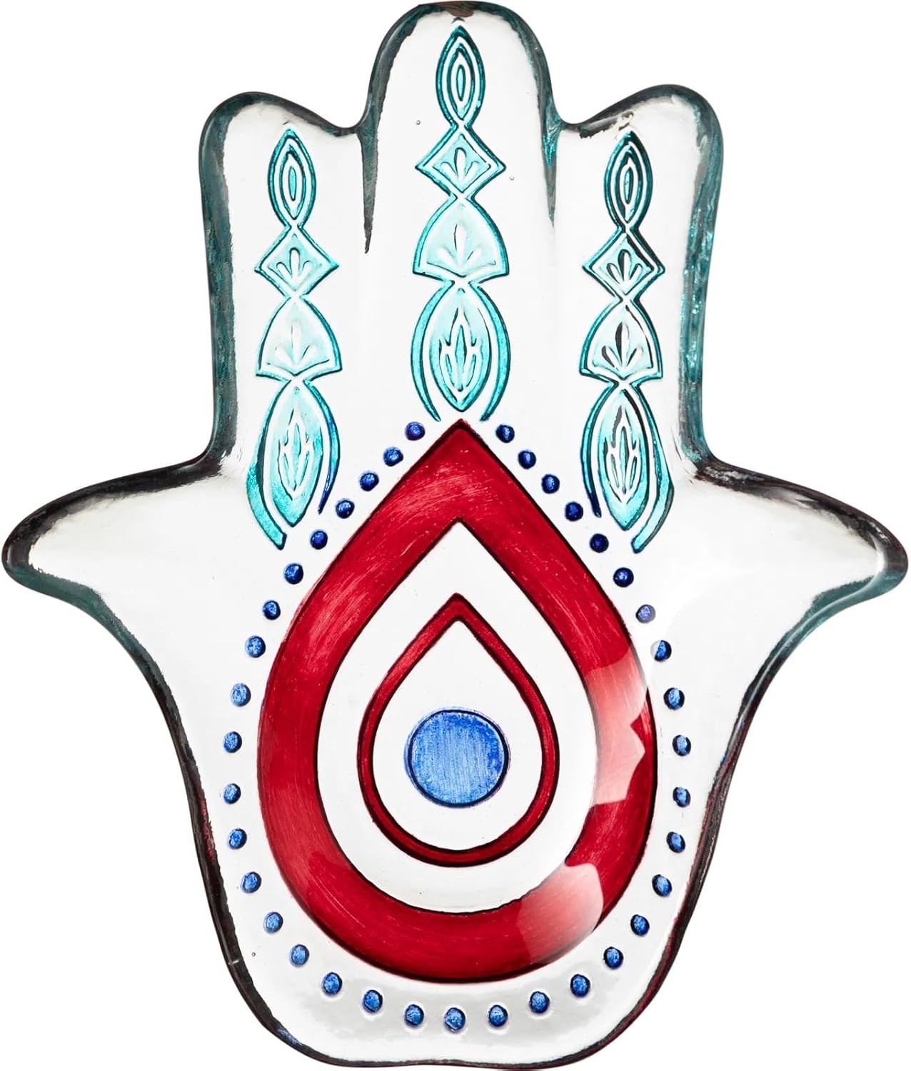 Hamsea Kırmızı Dekoratif Tabak 27cm